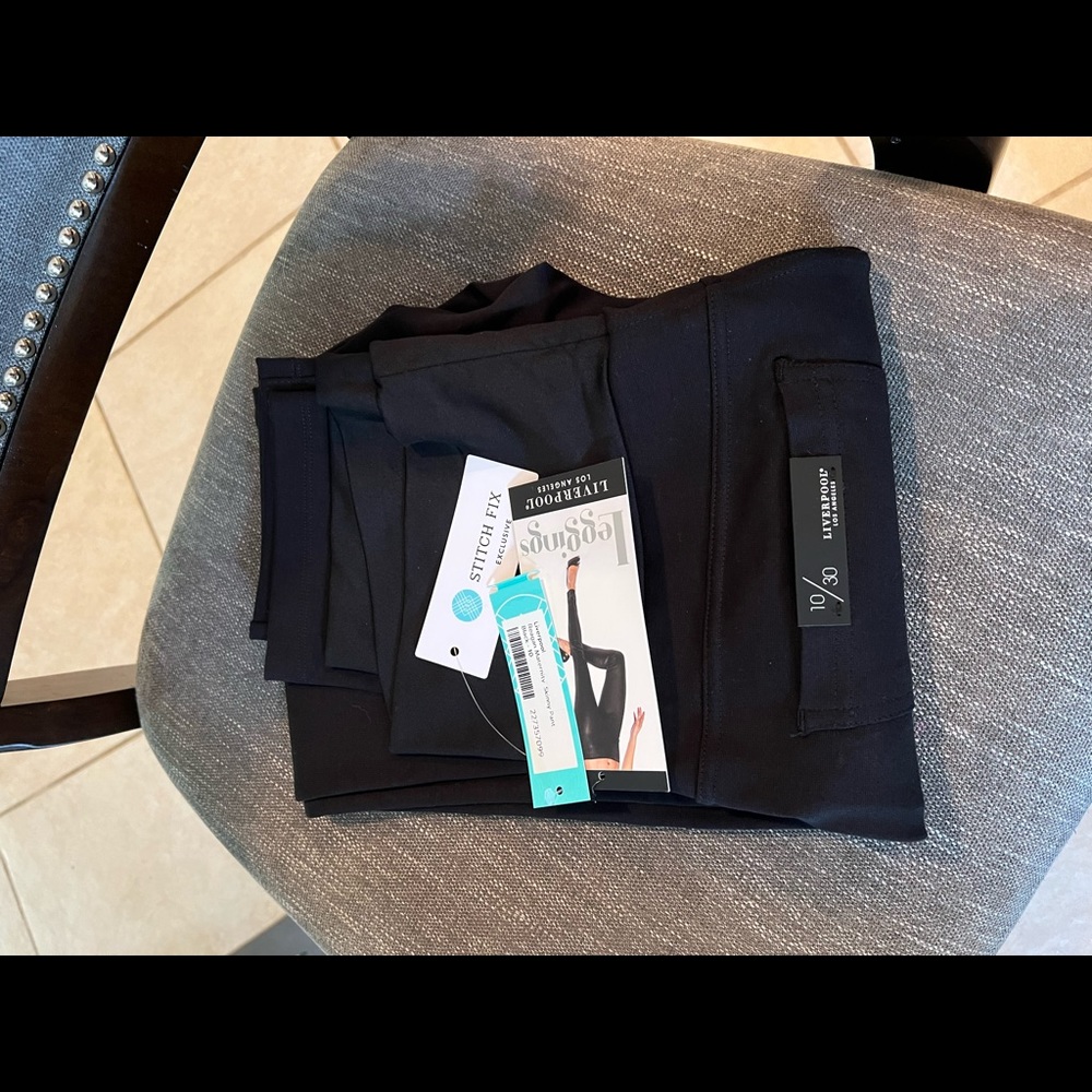 Maternity black stretch pants